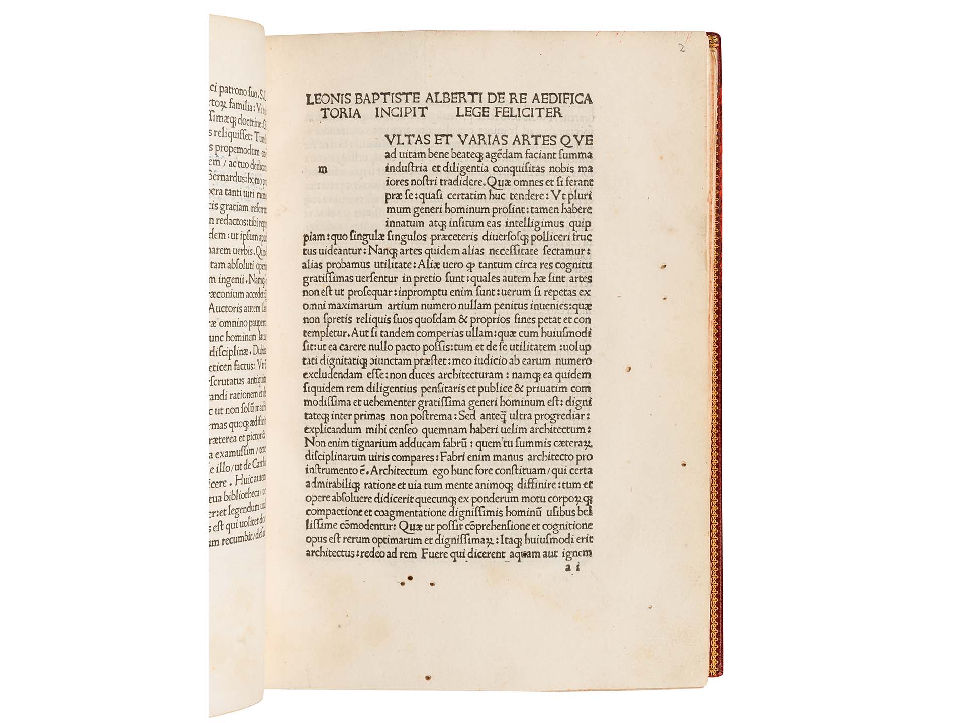  Leon Battista Alberti. De re Aedificatoria. 1485